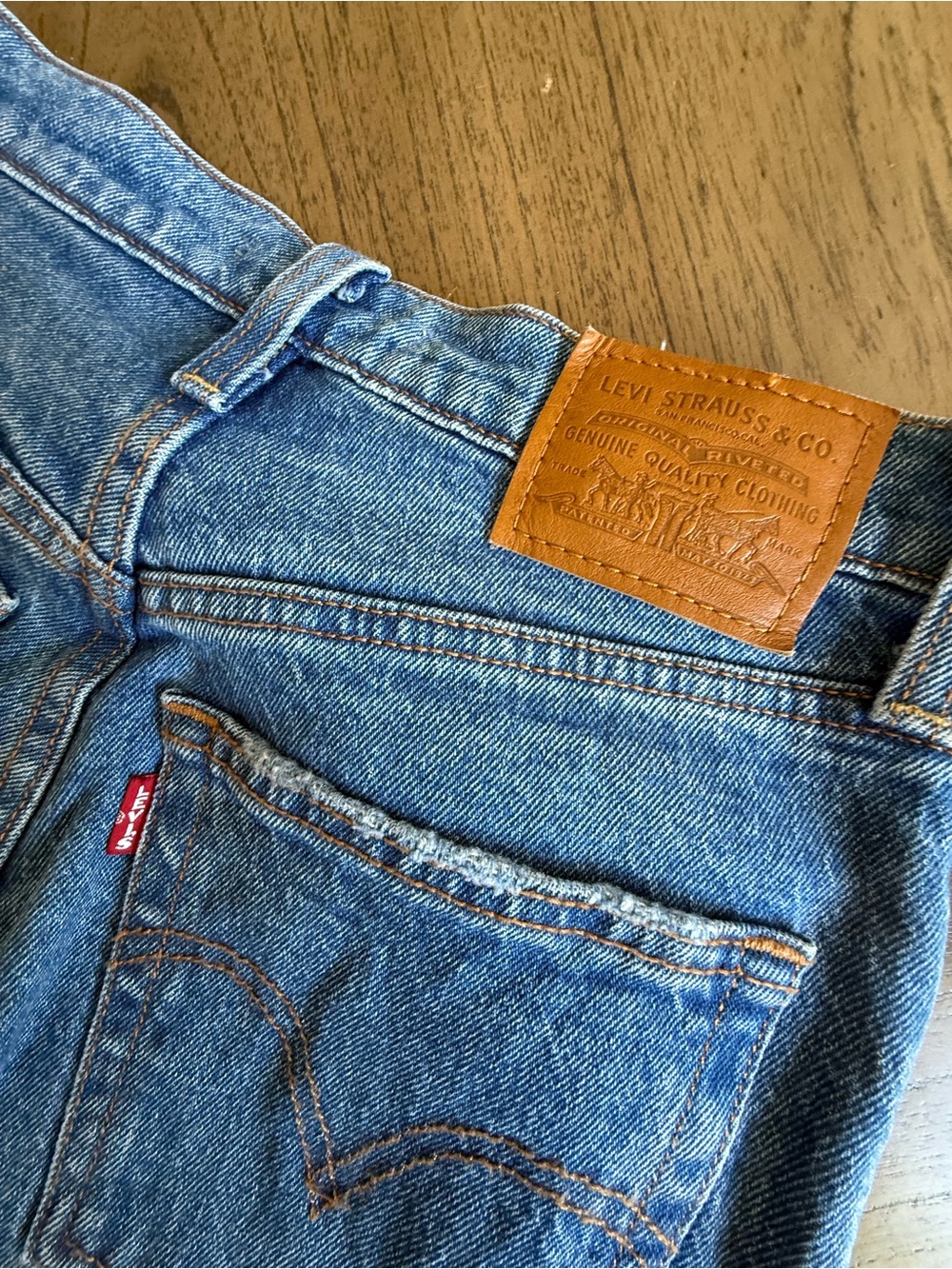 Levi's Ribcage Straight Leg Denim Jeans, Size 25